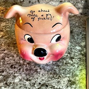 Vintage Pig Cookie Jar